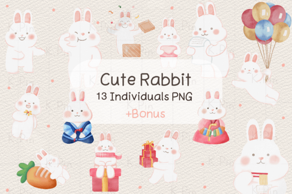 Evaluating Rabbit Watercolor Clipart for Branding and Design Projects