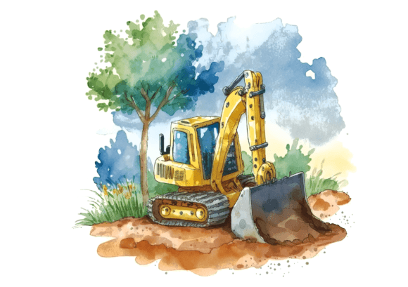 Excavator Watercolor Illustrations: A Brand Designer’s Honest Review for Marketing Use