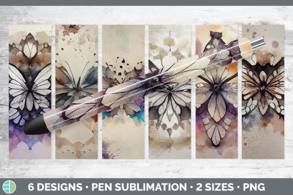 h1Watercolor Butterfly Pen Wraps Epoxy S Illustrations for Digital Sellers/h1