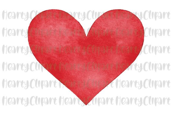Red Watercolor Heart PNG Drawing: A Versatile Illustration for Bloggers and Digital Publishers