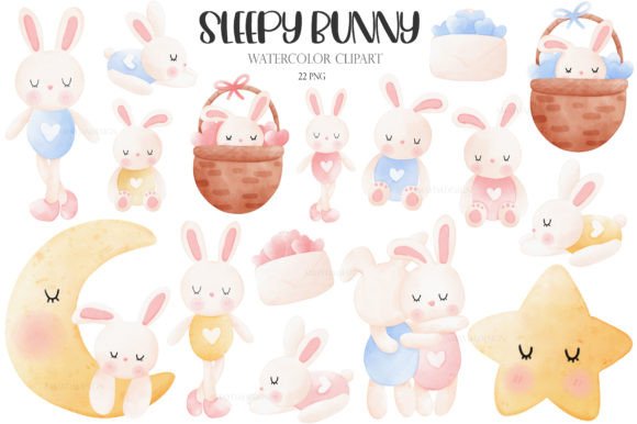 Sleepy Bunny Watercolor Clipart: A Designer’s Honest Review for Real Embroidery Projects