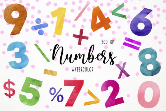 Watercolor Numbers Clipart for Crafting: A Handmade Seller’s Real-World Review