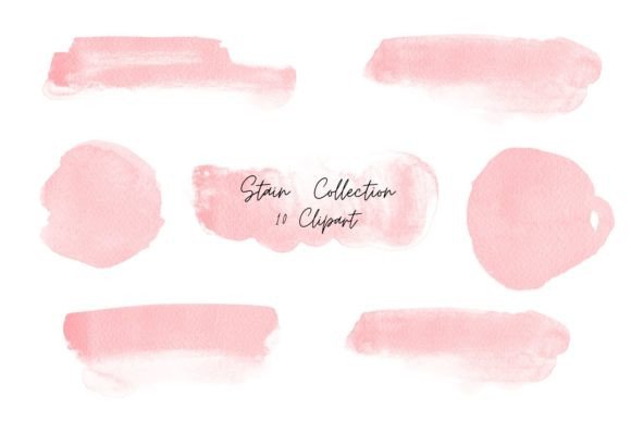 Watercolor Pink Stain – A Soft Touch for Local Branding Freebies