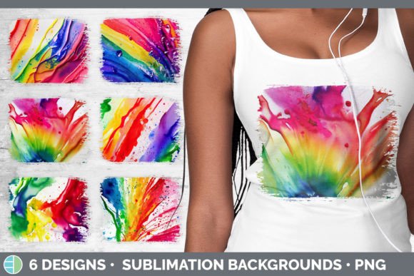 Watercolor Rainbow Distressed Sublimatio: A Designer’s Honest Take for Real Embroidery Use