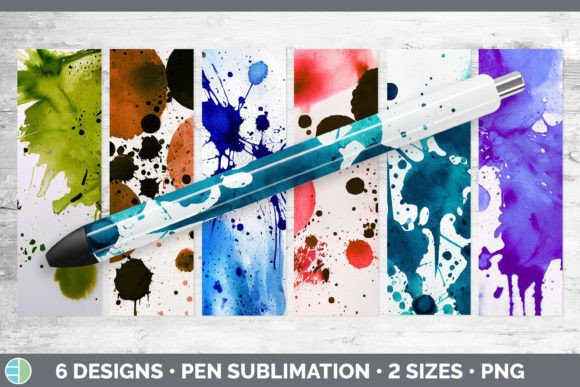 Watercolor Splatter Pen Wraps for Epoxy & Illustrations: A Designer’s Real-Use Review