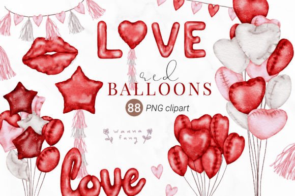 Watercolor Valentine Balloons Clipart – A Practical Review for Etsy & Digital Sellers